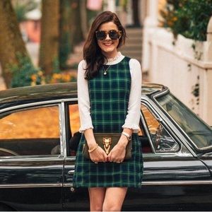 Kiel James Patrick Shift Dress in Toasty Tartan Plaid